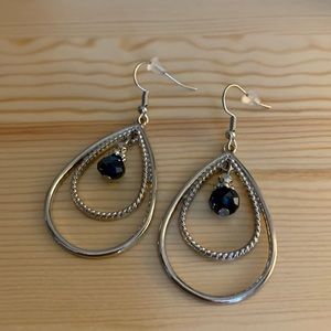 Silver Teardrop Earrings